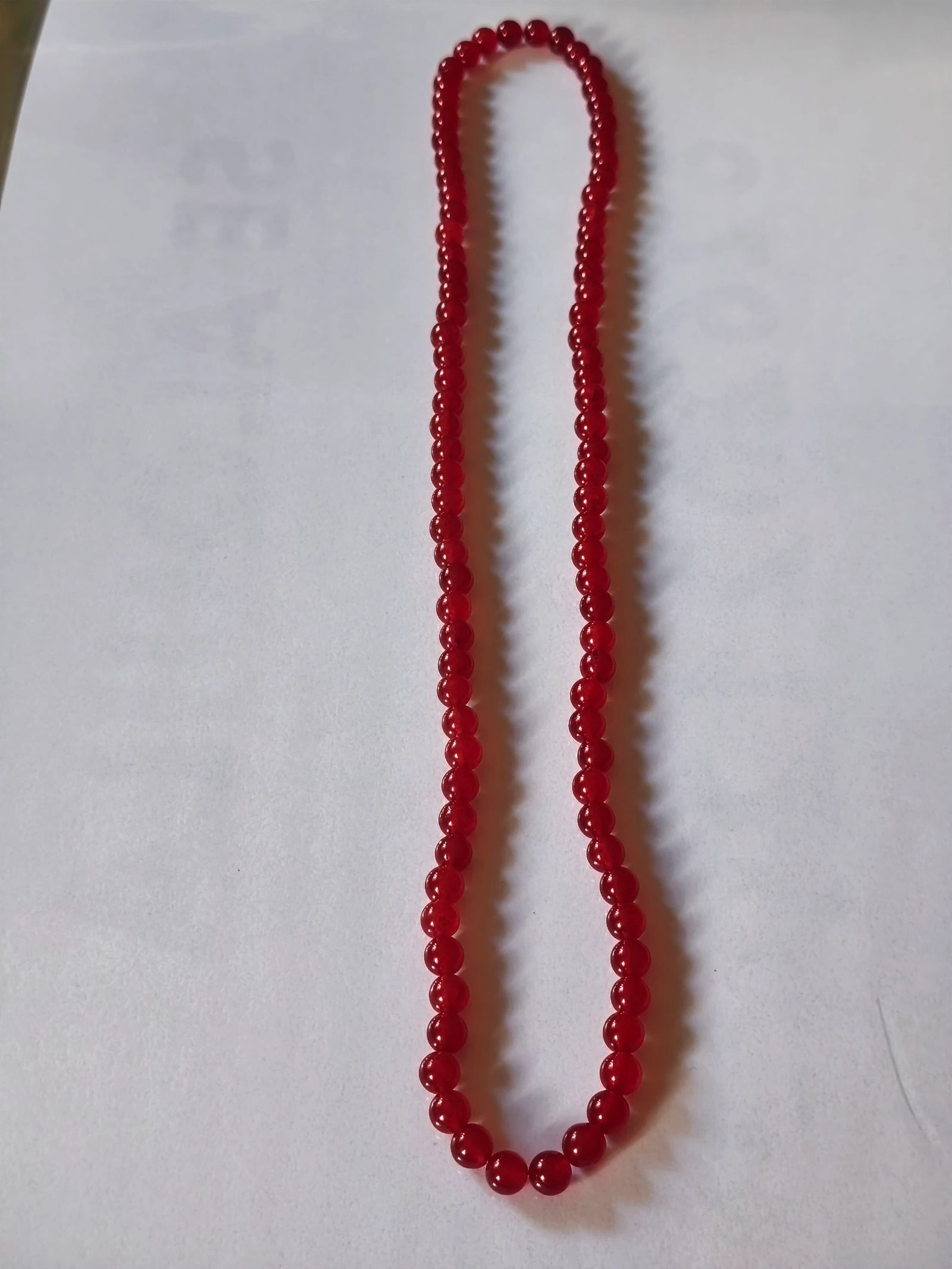 Collar de Calcedonia con ochenta cms. 
